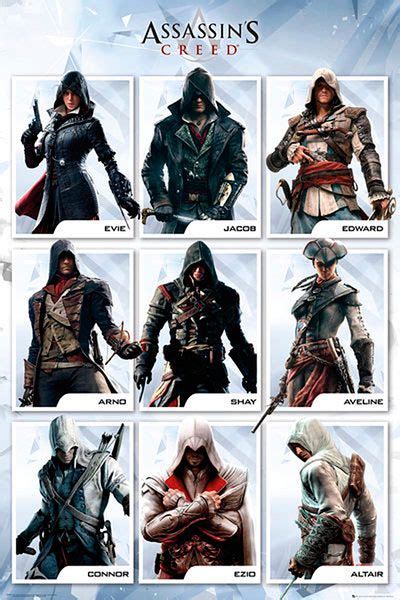 todos los personajes de assassin's creed